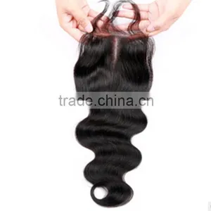 Express 100 Human Hair Cheap Free Parting Lace Closure thumbnail-2