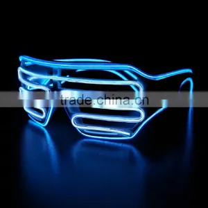 Party Favor China Christmas Decoration Shutter EL Wire Glasses thumbnail-4