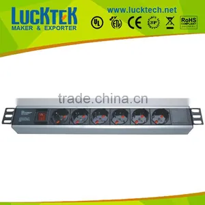 Red/Green Light Switched 6 Ways Italy Rack Mount Pdu thumbnail-1