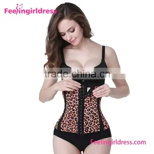 No Moq Leopard Print Adjustable Gym Waist Trimmer Belt thumbnail-2
