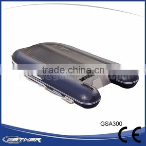 Gather CE Certificate Alumium Floor Inflatable Fishing Boat Pvc thumbnail-4