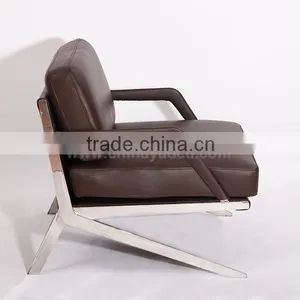 Luxury Modern De Sede Furniture Brown Leather Arm Chair thumbnail-3