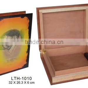 Wooden Humidor Cigar Box thumbnail-1