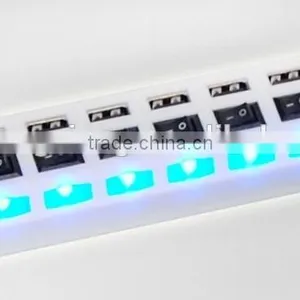 Wholesale 7 Port Usb Hub With Led Light thumbnail-1