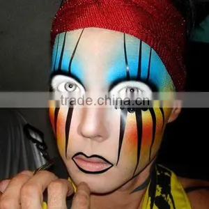 Custom Princess Makeup Face Mask Stickers Full Face Tattoo Sticker Makeup Face Painting Factory thumbnail-2