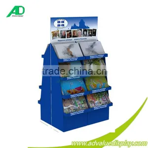Oil Painting Book POP Pallet Cardboard Display Store Hot Sales for Book Art-painting POS 4C Printed Corrugated Paper thumbnail-1