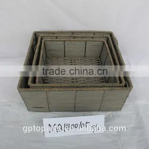 Cheap Handmade Storage Wicker Willow Basket Baskets for Food Drink thumbnail-1