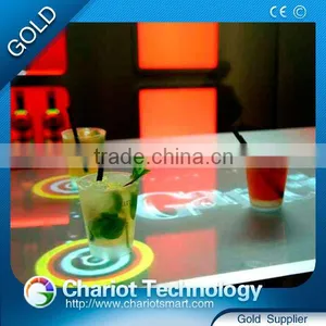 Chariot Hot Product Interactive Glass Bar Table Aperture Effect thumbnail-1
