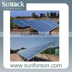Galvanized Steel Concrete Foundation Solar Panel Mounting System thumbnail-1