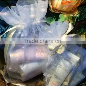 Customized Cheap Small Drawstring Organza Gift Bag thumbnail-1