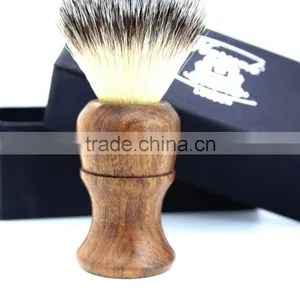 Shaving Brush Synthetic Hair in Wooden Handle Brush thumbnail-5