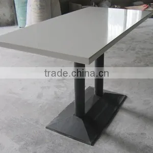 Acrylic Soid Surface Restaurant Dining Tables and Chairs, Artificial Marble Stone Table Top thumbnail-4