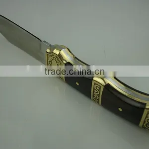 OEM Hunting Knife With Ebony/Brass Handle thumbnail-2