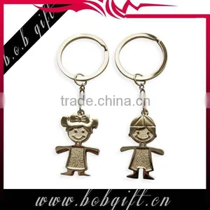 Metal Doll Keyrings/ Alloy Personalized Key Rings thumbnail-1