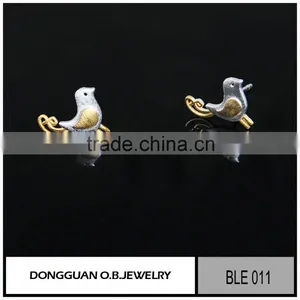 Cheap Price Sterling Silver 18K Gold Plated Stud Earring Designs thumbnail-6