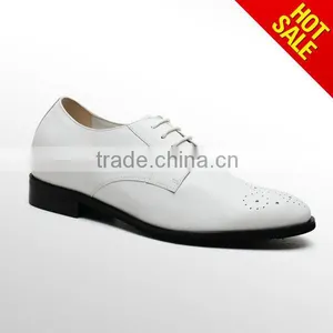 High Class Genuine Leather White Lace up Men Pointed Toe Shoes/import Shoes to India/designers Brand Shoes thumbnail-6