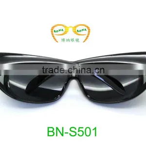 New Design Four Lens Custom Black Polarized Sport Sunglass Night Vision GogglesUV400 thumbnail-3
