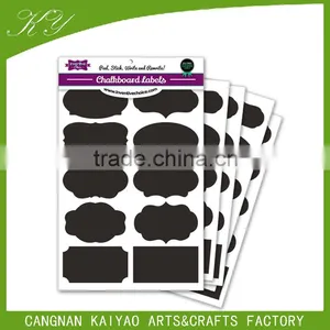 Decorative Sticker Style and Promotional Gifts Use Customized Removable Chalkboard Wall Decal thumbnail-1
