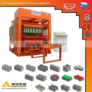 Hot Sale! PLC Controller,import Hydraulic Valve. ShentaQTY6-15 Automatic Concrete Small Manufacturing Machines in Lahore thumbnail-1
