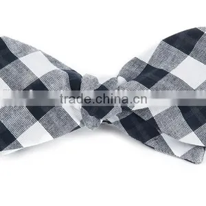 2016 Hot High Quality Best Cool Plaid Pattern Cotton Bow Tie for Boys thumbnail-3