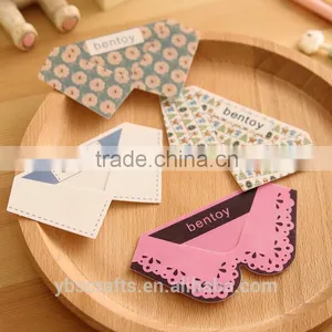 Wholesale Fan-shaped Protective Fancy PU Leather Bookmark for Gift thumbnail-2