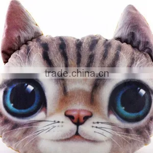 Aimigou Plush Animal Shaped Cat Face Pillows thumbnail-3