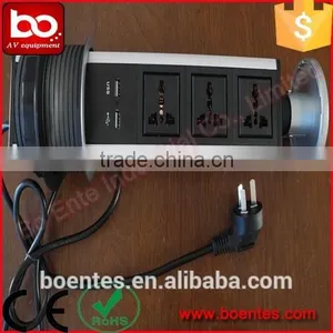 Kitchen Tabletop Pop Up Power Socket/Desktop Tower Outlet With USB Charger thumbnail-2