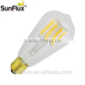 ST64 Decoration LED Bulb 5W Glass Bulb 2700K thumbnail-1