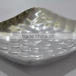 Aluminium Hammered Metal Chip & Dip thumbnail-5