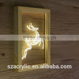 Wood LED Display With Acrylic thumbnail-3