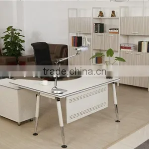 2014 White Color Wooden Office Director Desk in Melamine B-227 thumbnail-1