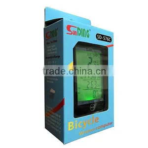 Auto Backlight Bicycle Computer Touch Screen Bike Speedometer thumbnail-6