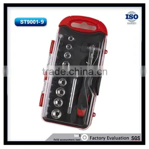 Auto Uesed Portable Socket Wrench Set With Extension Bar Offset Ratchet Screwdriver thumbnail-1