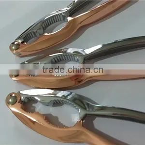 NEW DESIGN ROSE GOLD COLOR AND CHROME COLOR ZINC ALLOY NUTCRACKER thumbnail-3