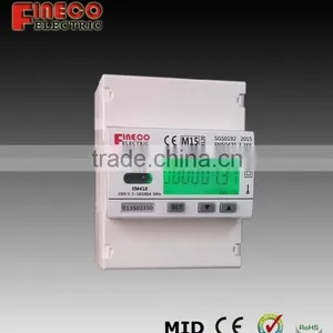 EM418 MID Approved Single Phase Digital Energy Meter Din Rail Kwh Energy Meter Modbus Rtu Energy Meter thumbnail-1