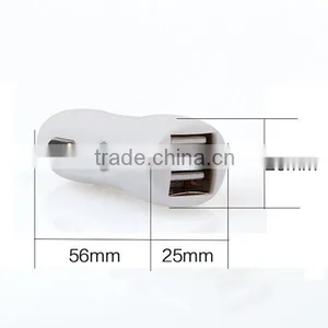 Fast Charging Mini Dual USB Car Charger for Mobile Phone thumbnail-5