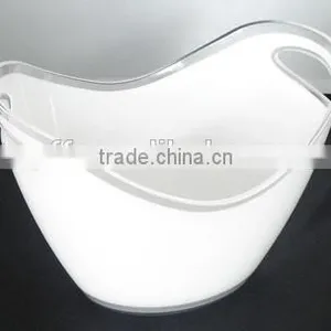 Double Color 3.5L Plastic Acrylic Ice Bucket for Beer Promotion thumbnail-3
