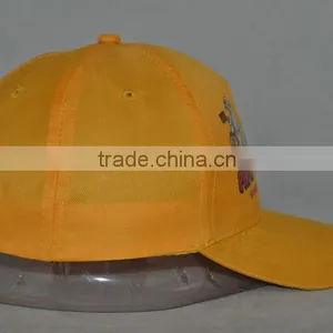 Guangzhou Professional Custom 100% Polyester Fibre Yellow Hat Factory Famous Auto Brand Baseball Cap thumbnail-4