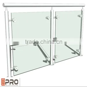 New Design Modern Stair Railing Glass Aluminium Balustrade thumbnail-2