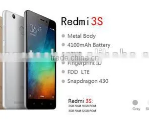 Original Xiaomi Redmi 3S Prime Mobile Phone 4100mAh Fingerprint ID Snapdragon 430 Octa Core 5" 13MP Camera thumbnail-5