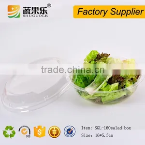 Food Use and Plastic PET Material Take Away Salad Box Fruit Bowl With Lid thumbnail-6