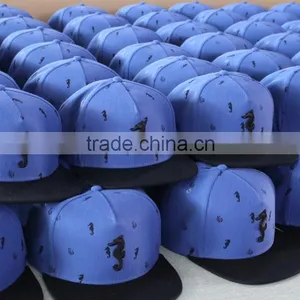 100% Acrylic Material and Striped Style 5 Panel Snapback Cap thumbnail-1