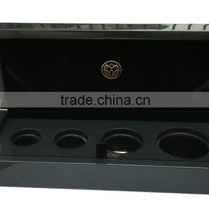 High Glossy Finish Wooden Coin Case for 4pcs of Coin With Romovable Wooden Tray thumbnail-3