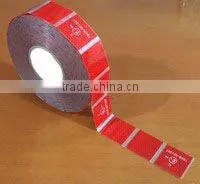 Red and White Caution Tape,glow in the Dark Tape Red thumbnail-2