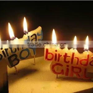 Wholesale 10th Birthday Candles - RED Party Cake Candles thumbnail-2