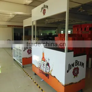 Mobile Metal Display Rack Mini Bar thumbnail-1