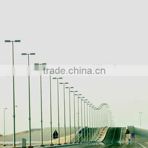 9m Polygon Street Light Pole -hot Dip Galvanized Lamp Post, Lamp Column thumbnail-1