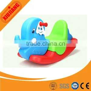 CE Approved Eco-friend Plastic Outdoor Rocking Horse for Kids thumbnail-4