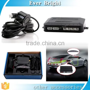 4 Sensors Buzzer Drill Hole Saw 22mm Car Parking Sensor Kit Reverse Radar Sound Alert Indicator System thumbnail-1