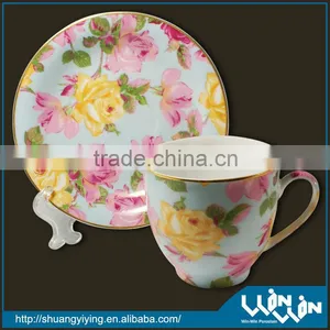 Porcelain Cup & Saucer Wwc13013 thumbnail-1